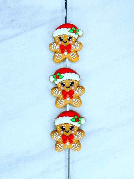 GINGERBREAD SILICONE FOCAL D582 (1ct)