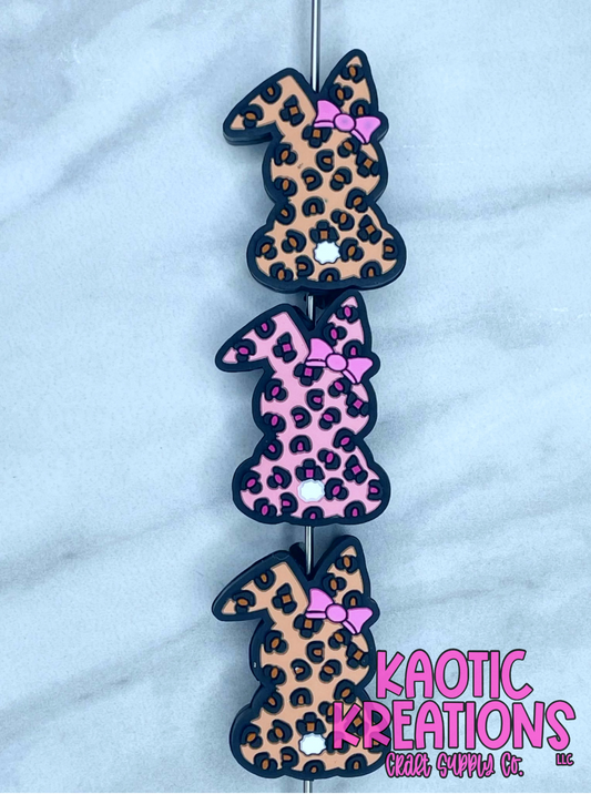LEOPARD BUNNY SILICONE FOCAL (1ct)