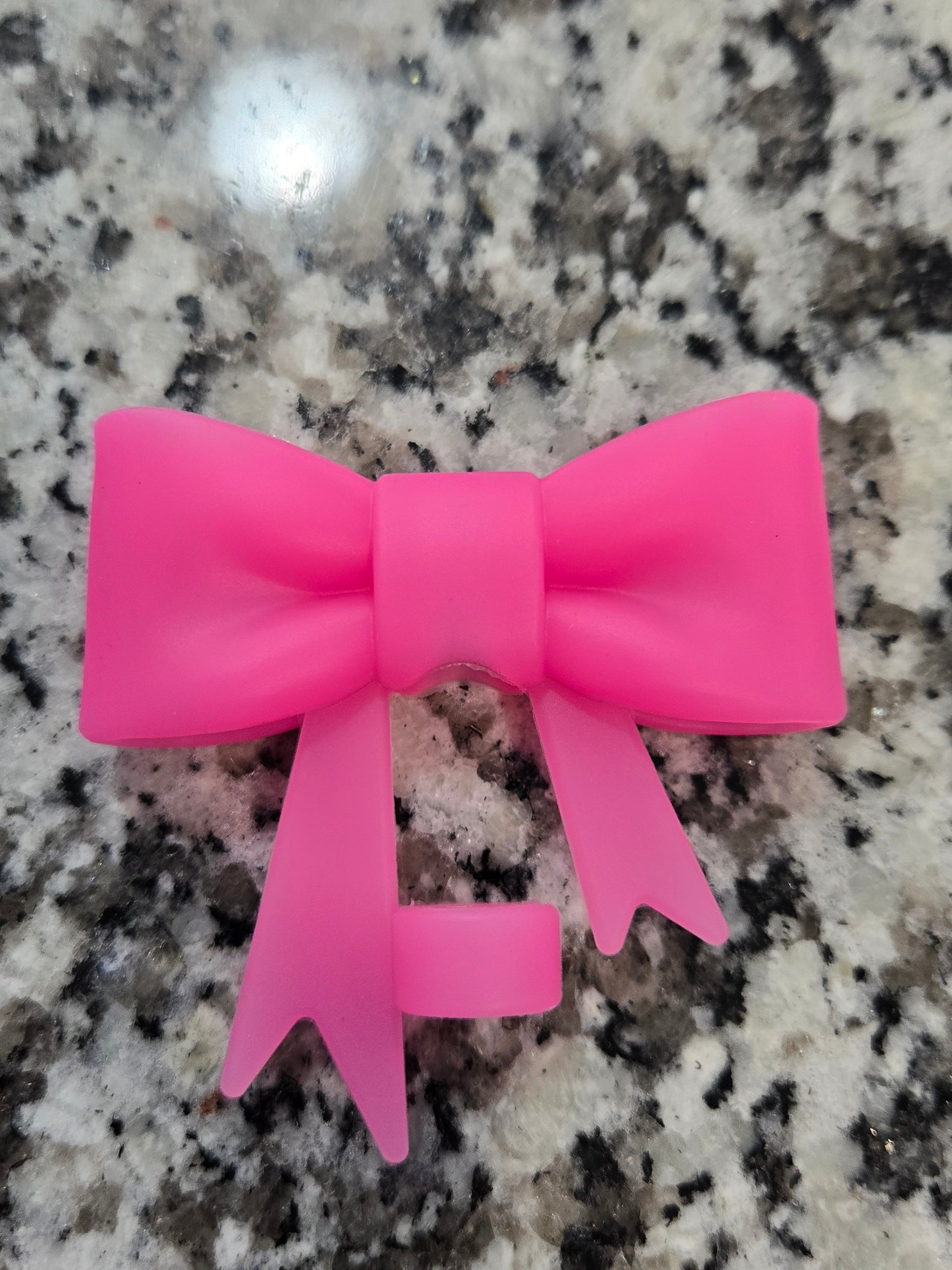 10MM Silicone Pink Strawtopper