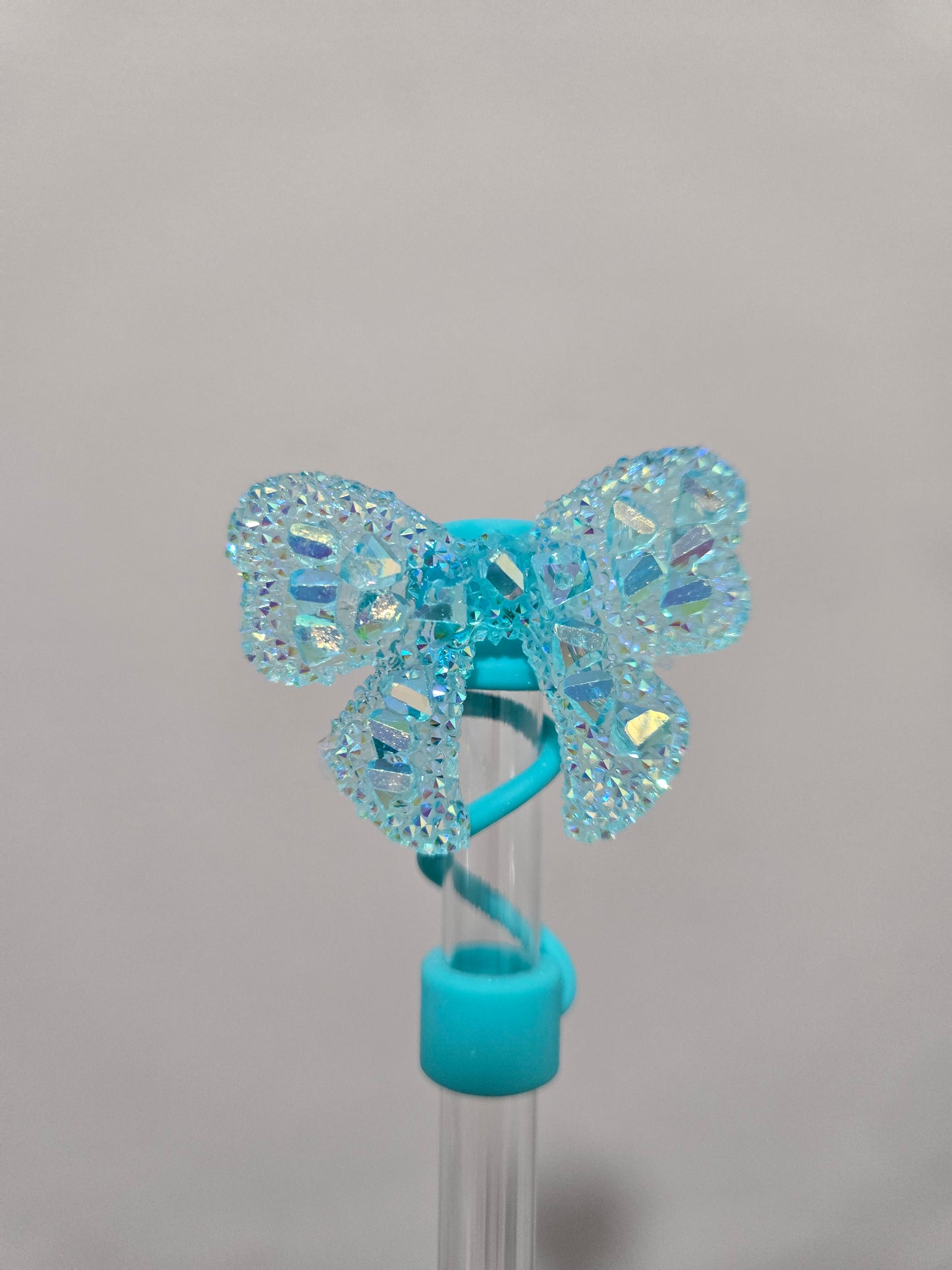 BlinginChameleonTurquoise Strawtopper