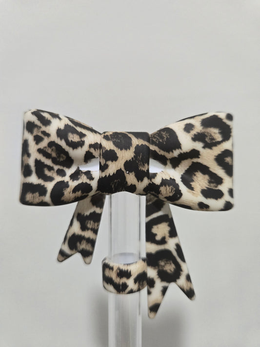 Leopard 10MM Bow Strawtopper
