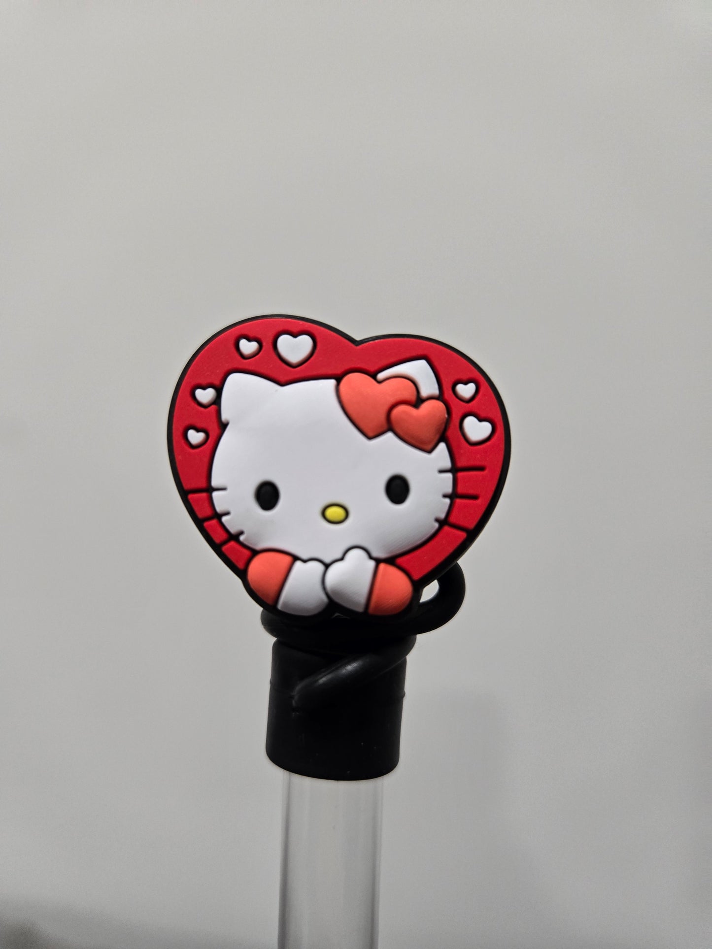 10MM HeartKitty Strawtopper
