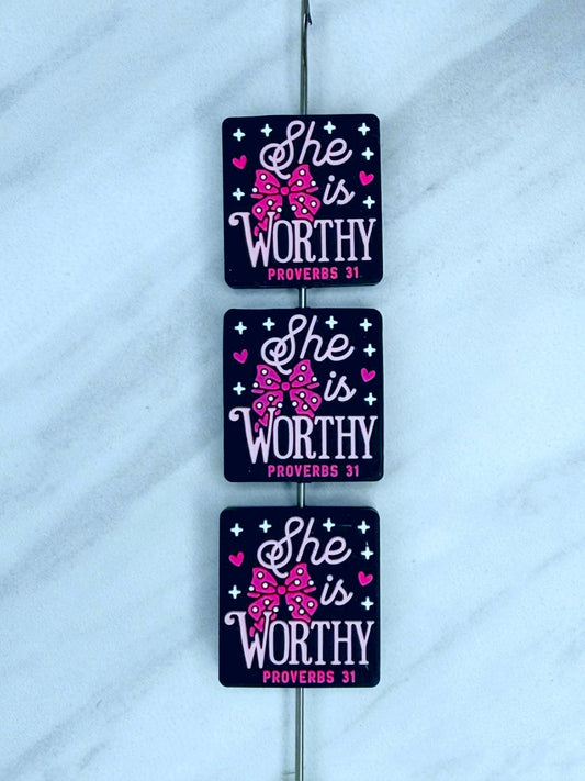 SHE IS WORTHY SILICONE FOCAL D602 (1ct)