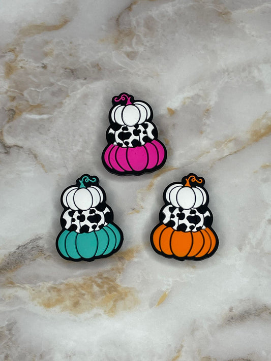 STACKED PUMPKINS SILICONE FOCAL (1ct)