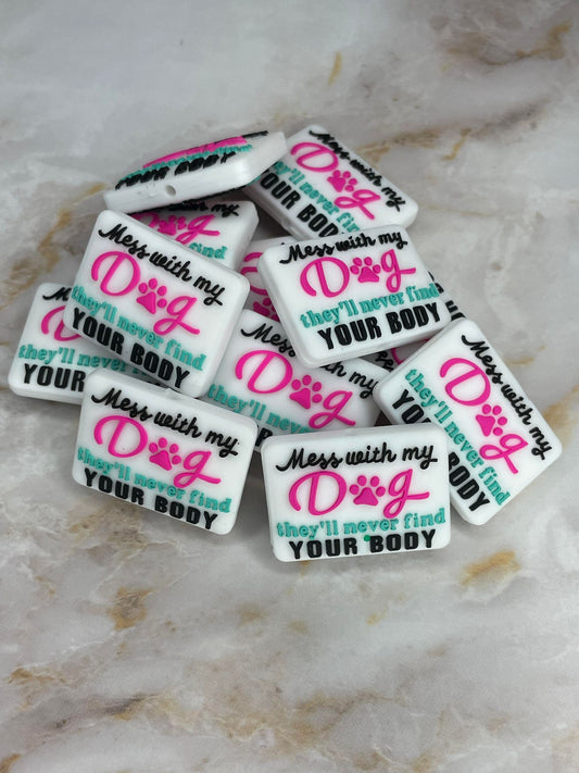 MESS WITH MY DOG SILICONE FOCAL D423 (1ct)