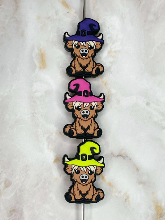 WITCHY HIGHLAND COW SILICONE FOCAL (1ct)