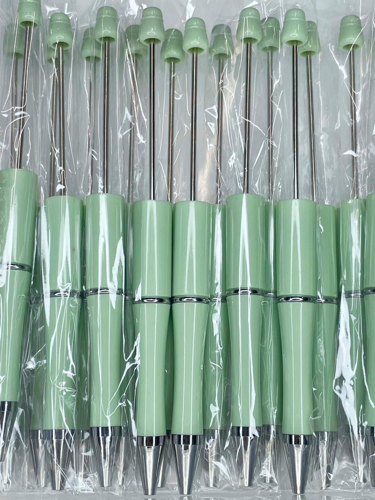 BEADABLE PLASTIC PEN SOLID GRACEFUL GREEN B13 (1ct)