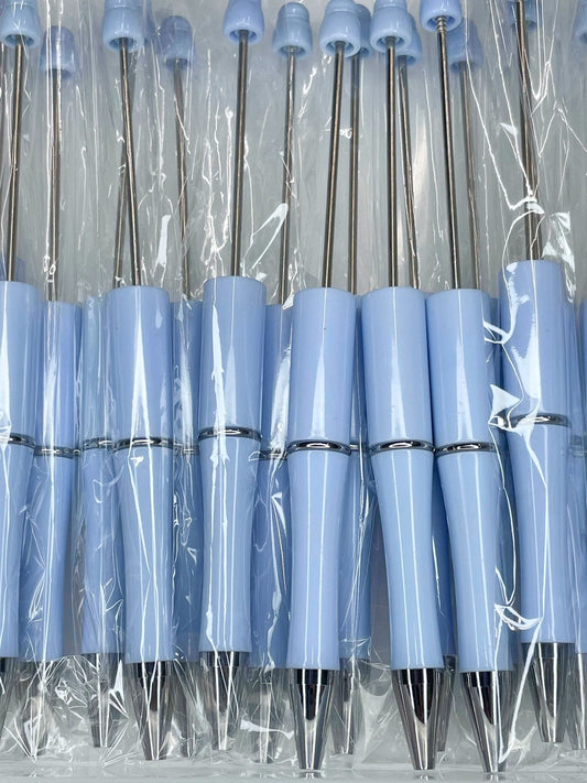BEADABLE PLASTIC PEN SOLID PALE BLUE B13 (1ct)