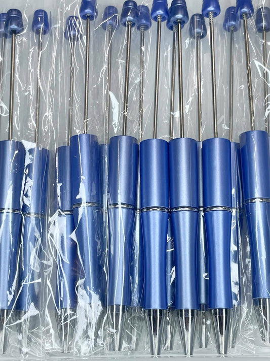 BEADABLE PLASTIC PEN PEARLESCENT PERIWINKLE B23 (1ct)