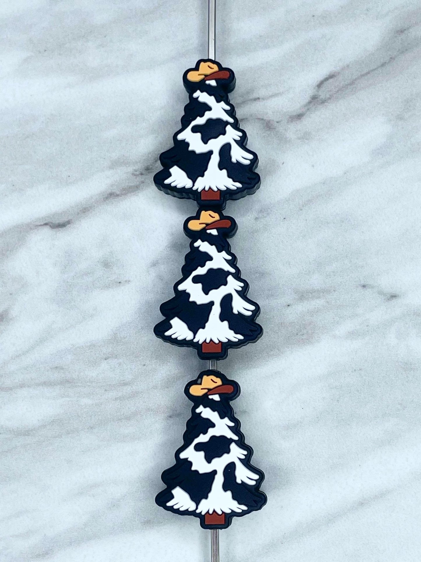 SPOTTED CHRISTMAS TREE SILICONE FOCAL D250 (1ct)