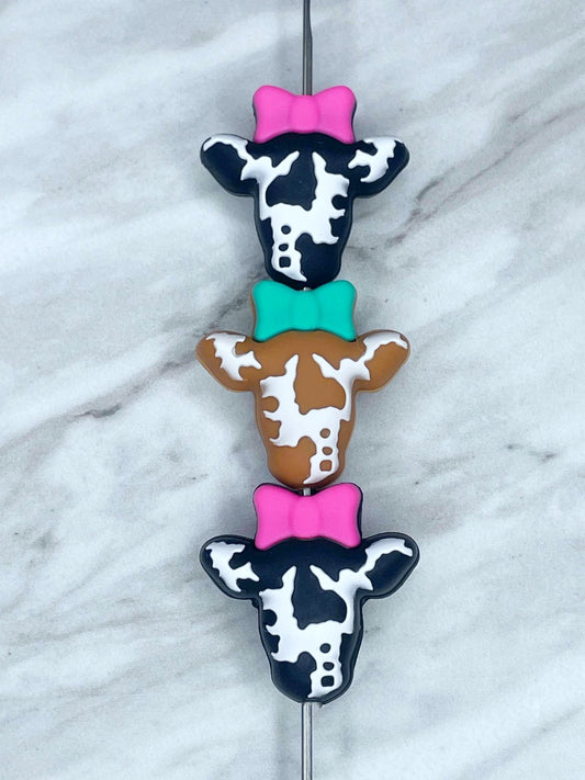 3D SPOTTED COW SILICONE FOCAL (1ct)