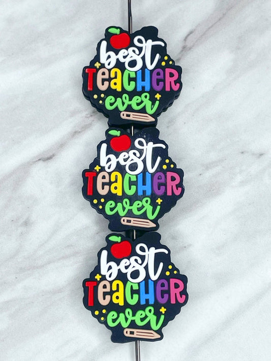 BEST TEACHER EVER SILICONE FOCAL D70 (1ct)