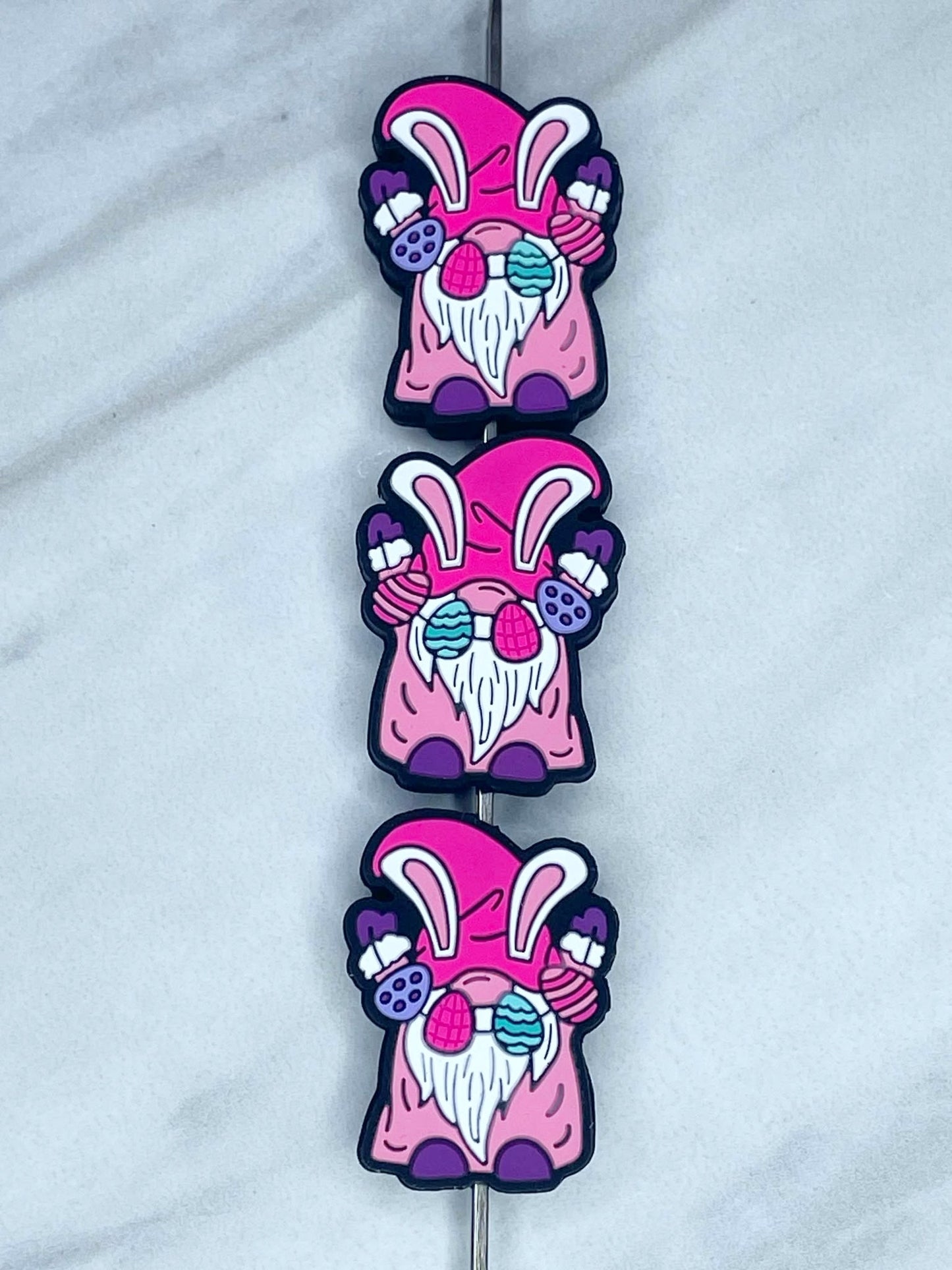 EASTER BUNNY GNOME SILICONE FOCAL B71 (1ct)