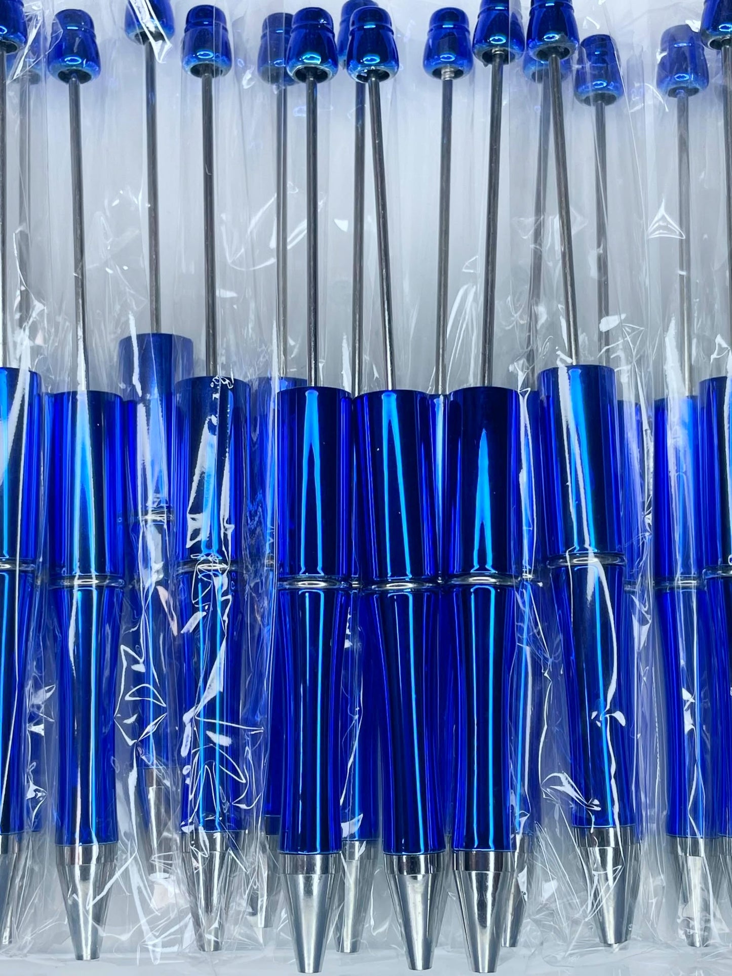 BEADABLE PLASTIC PEN CHROME DEEP BLUE B41 (1ct)