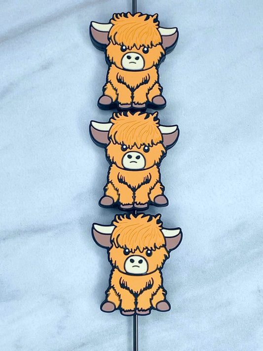 HIGHLAND COW SILICONE FOCAL D140 (1ct)