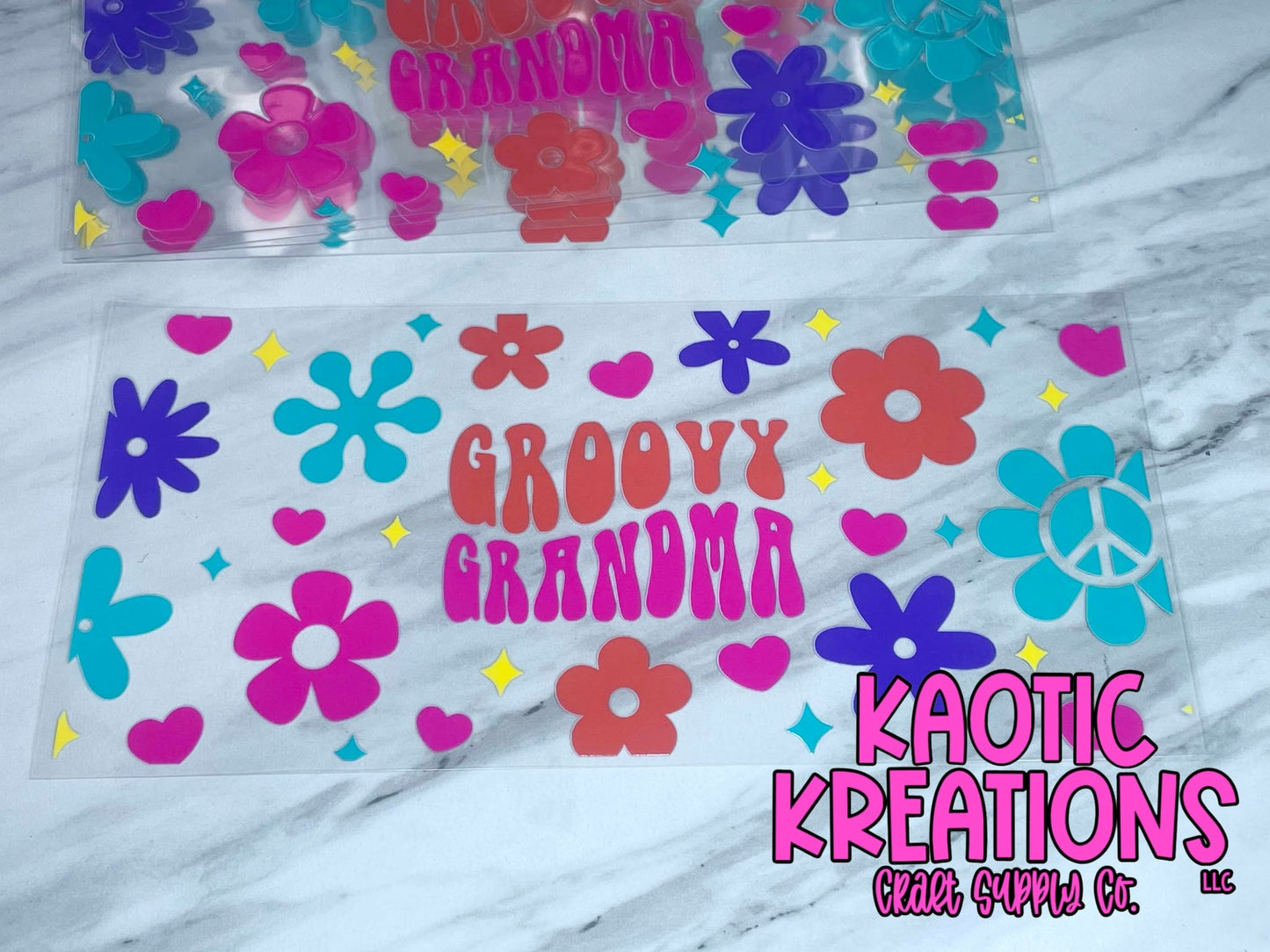 UV DTF 16OZ LIBBY WRAP GROOVY GRANDMA X-487 (1ct)