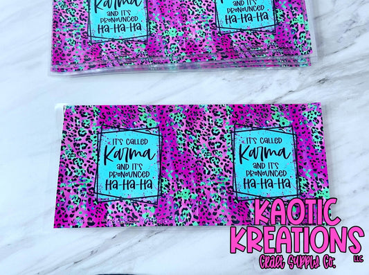 16OZ UV DTF LIBBY WRAP IT'S CALLED KARMA P3617 (1ct)