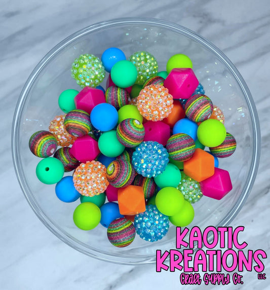 COLORFUL AZTEC BEAD MIX #2 (50ct)