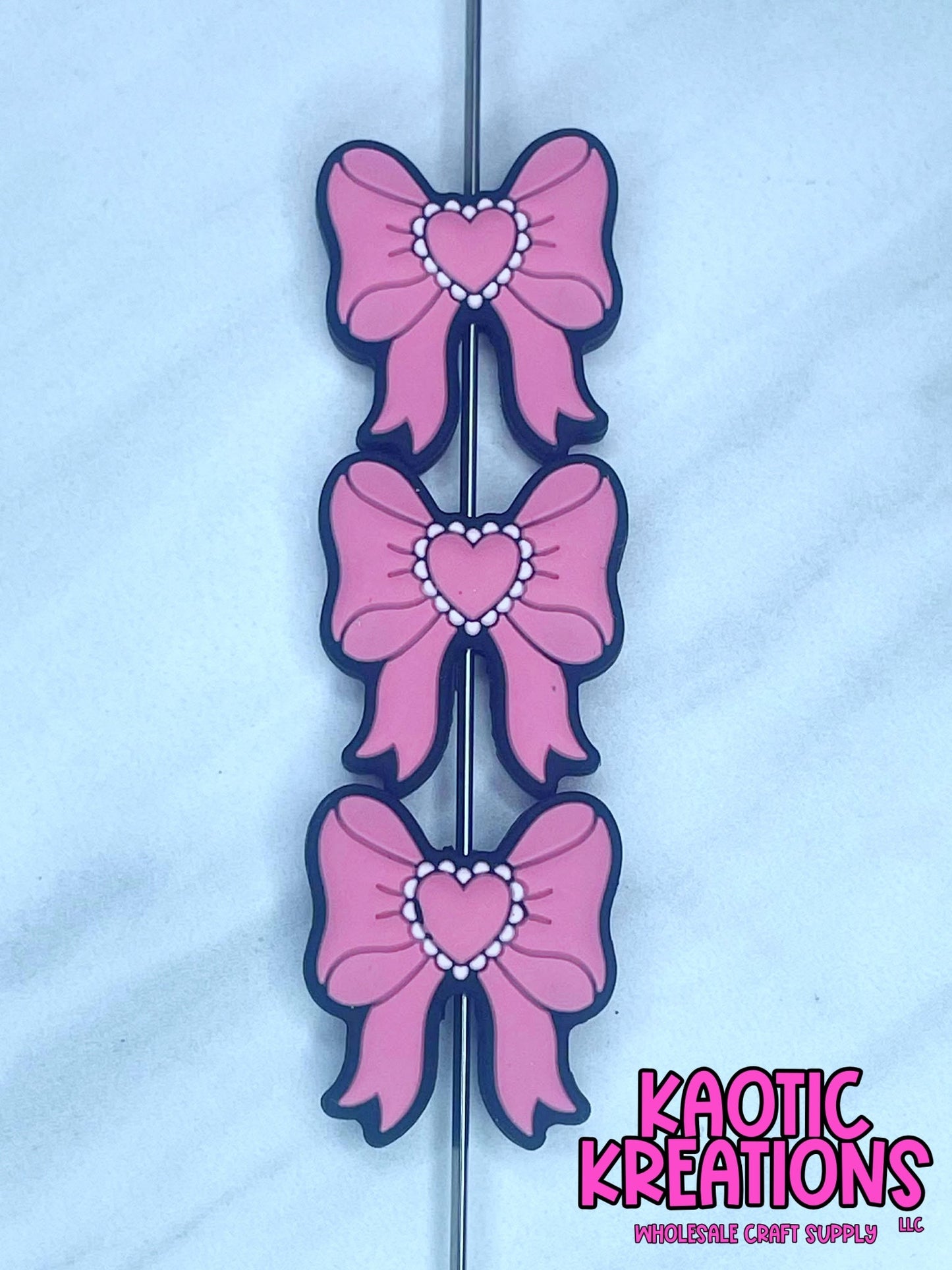 PINK BOW SILICONE FOCAL D540 (1ct)