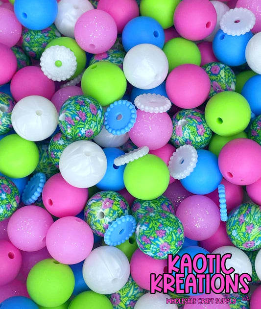SILICONE BEAD MIX #18 (32ct)