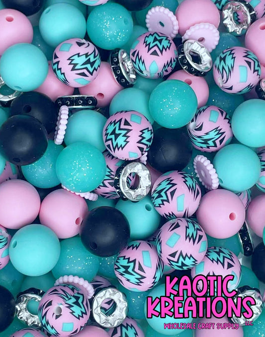 SILICONE BEAD MIX #19 (28ct)