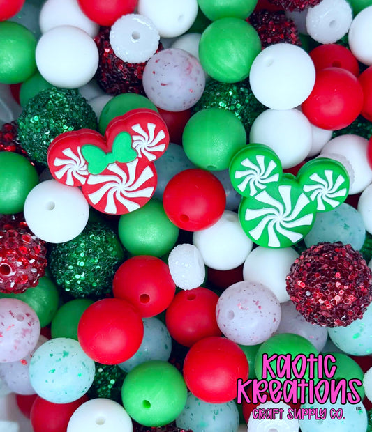 *KAELANN'S KREATION* ACRYLIC SILICONE BEAD MIX #85 (27ct)