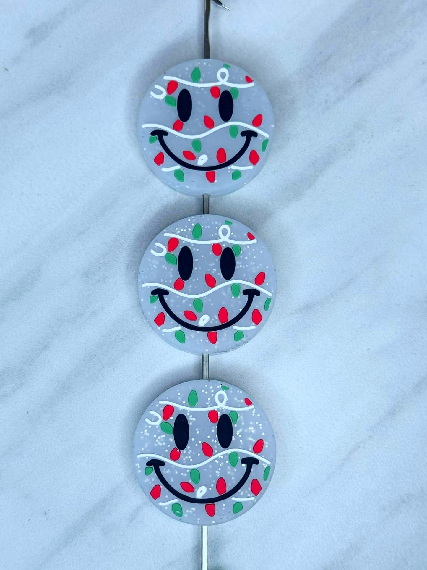 CHRISTMAS SMILE FACE SILICONE FOCAL D404 (1ct)