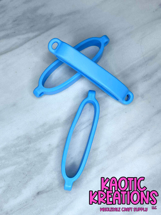 BEADABLE TUMBLER SILICONE CARRIER RING #11 CURIOUS BLUE (1ct)