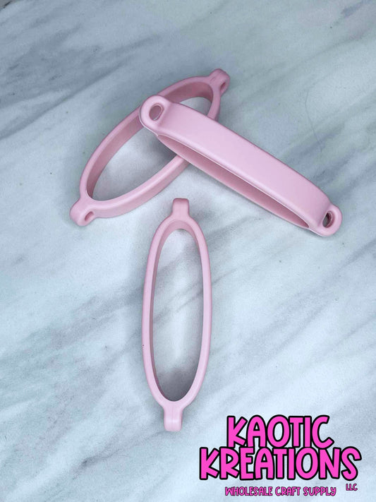 BEADABLE TUMBLER SILICONE CARRIER RING #18 PINK (1ct)