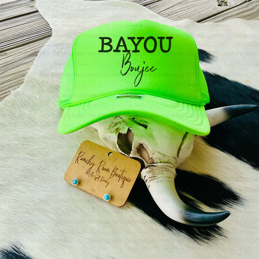 Bayou Boujee Trucker Hat – Neon Western Style