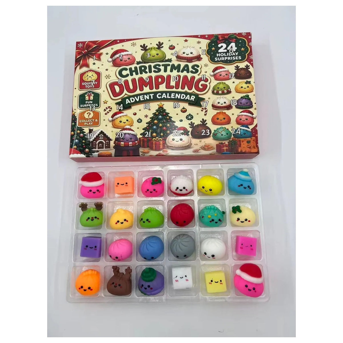 Christmas Dumpling Squishy Advent Calendar! 🎄