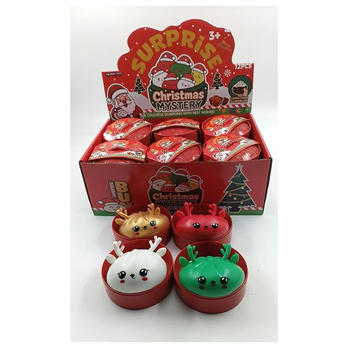 Christmas Mystery Crunchy Dumpling Squishy