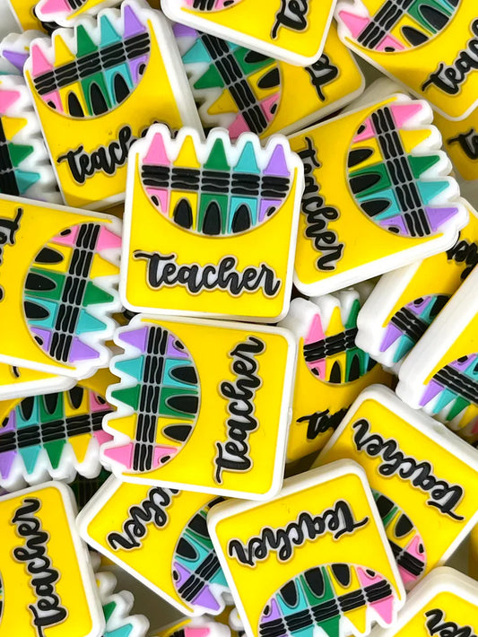 TEACHER BOX OF CRAYONS SILICONE FOCAL D114 (1ct)