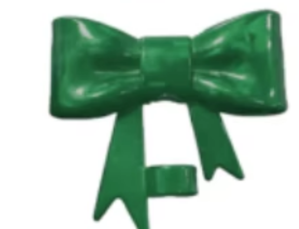 10MM GrinchGreen Holographic Silicone Strawtopper