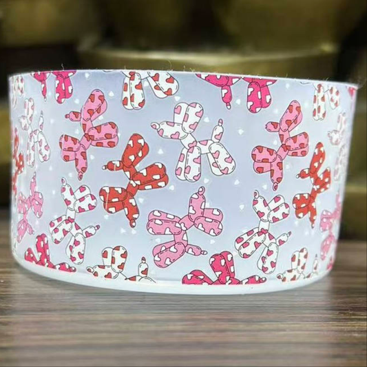Valentines Balloon Dogs Silicone Boot Bumper Sleeve