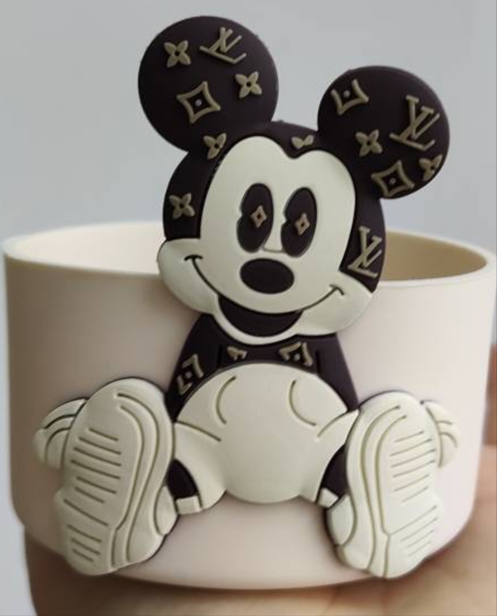 Designer Mickey Silicone Boot Bumper Sleeve for Tumblers