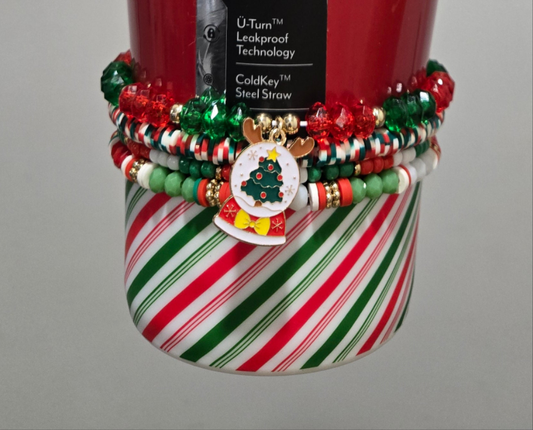ChristmasChoas Tumbler Bracelet Set
