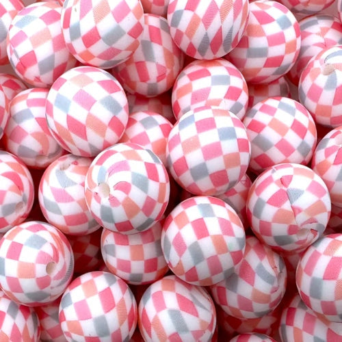 P458 SPRING SPLASH CHECKERED 15MM PRINT (1ct)