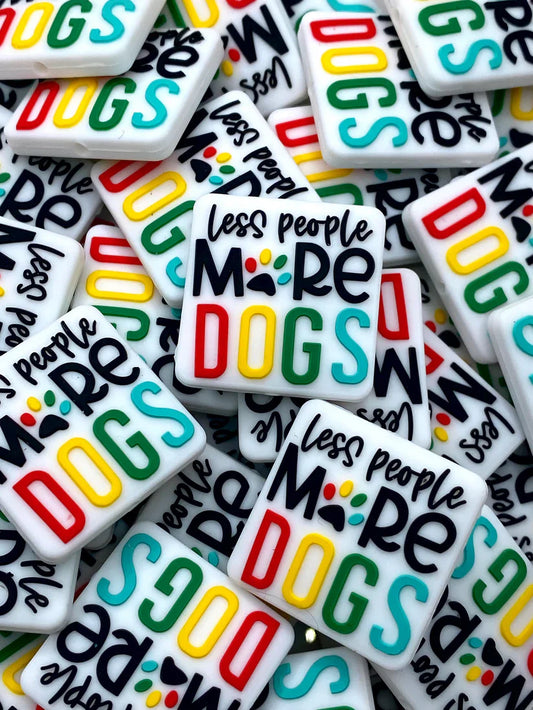 LESS PEOPLE MORE DOGS SILICONE FOCAL D430 (1ct)