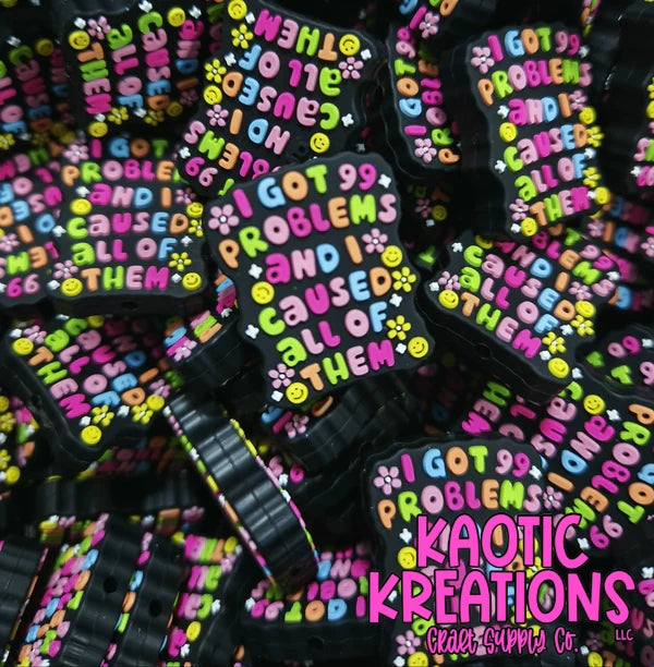 I GOT 99 PROBLEMS SILICONE FOCAL D293 (1ct)