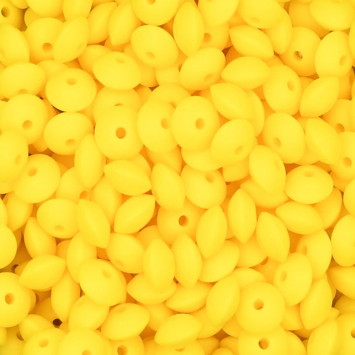 #204 12MM LENTIL LEMON DROP (1ct)