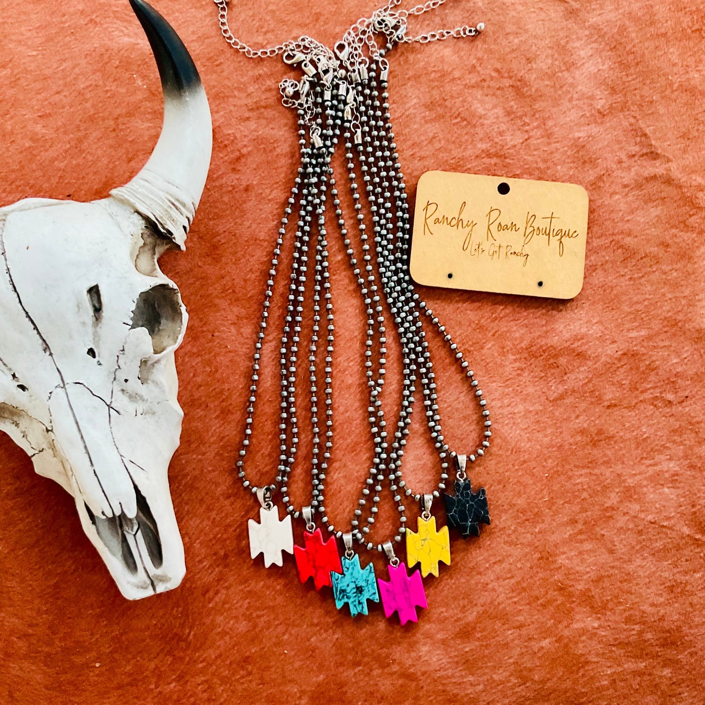 Western Aztec Pendant Necklace