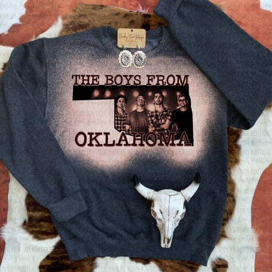 The Boys from Oklahoma Western Graphic Sweatshirt