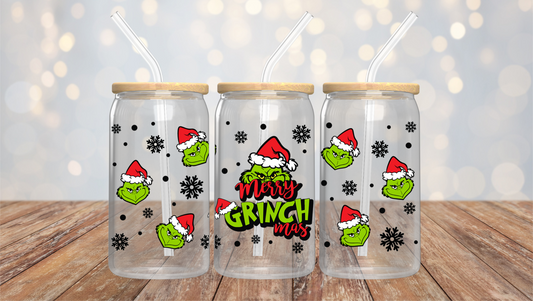 UV DTF 16OZ LIBBY WRAP MERRY GRINCHMAS 6Y-2577 (1ct)