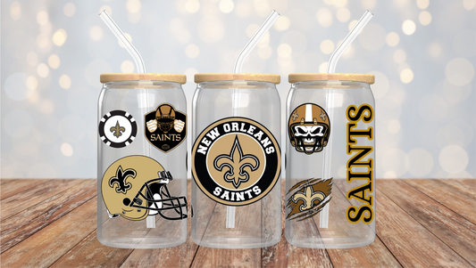 UV DTF 16OZ LIBBY WRAP SAINTS S-071 (1ct)