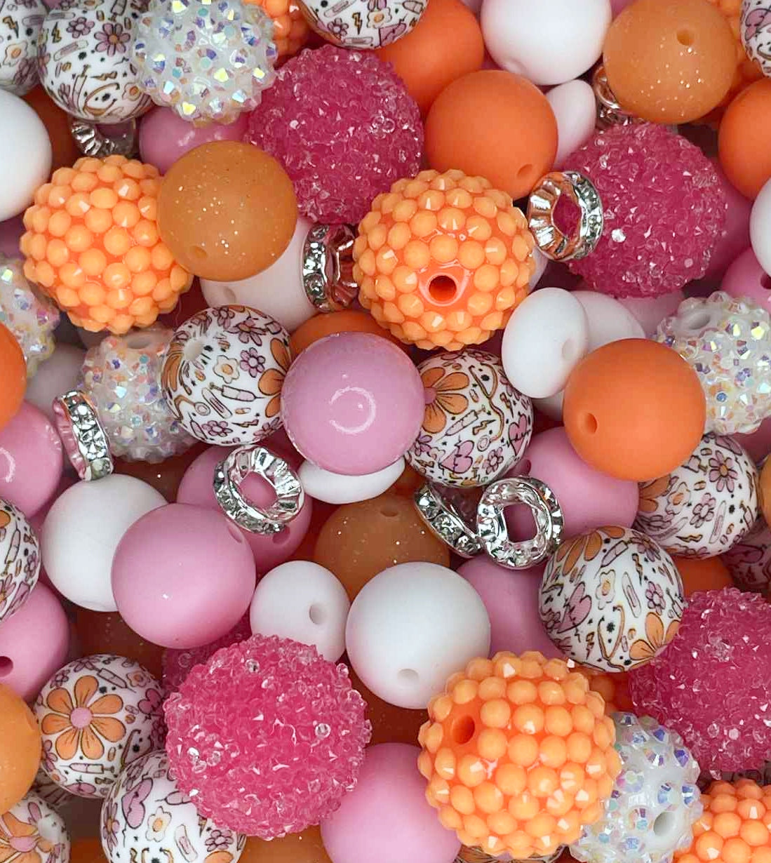 NURSE LIFE ACRYLIC SILICONE BEAD MIX #25 (32ct)