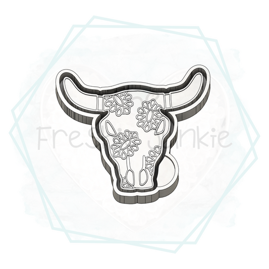 *NEW RELEASE* Concho Aztec Bull Freshie Mold
