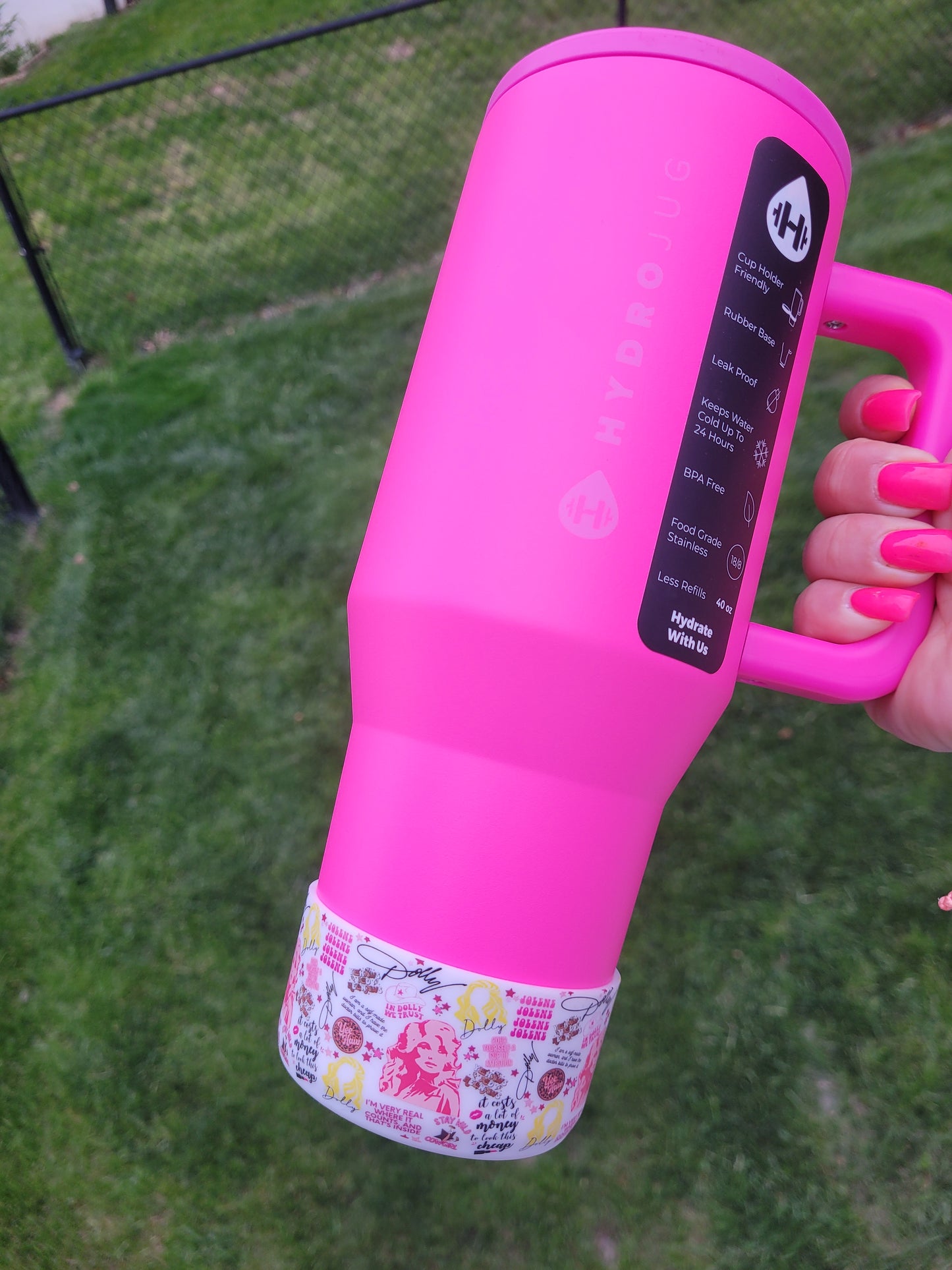 Dolly Parton Silicone Tumbler Boot