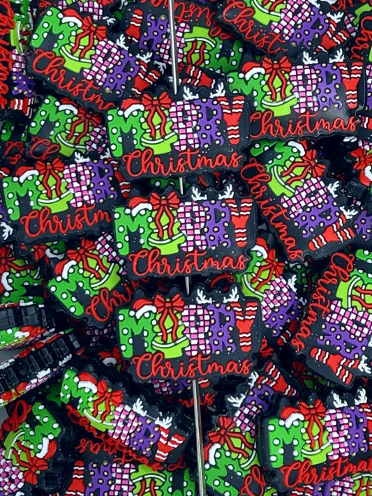 MERRY CHRISTMAS SILICONE FOCAL D609 (1ct)