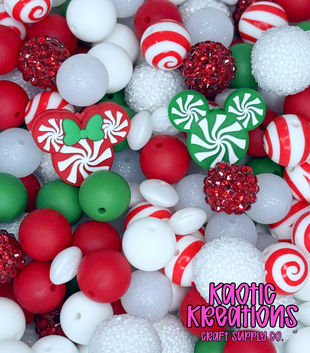 ACRYLIC SILICONE BEAD MIX #76 (26ct)